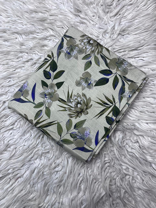 2Pc Slub Khaddar Allover Suit Vol-0115