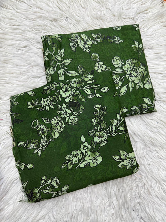 2Pc Bana Doria Linen Unstitched Suit - #42088