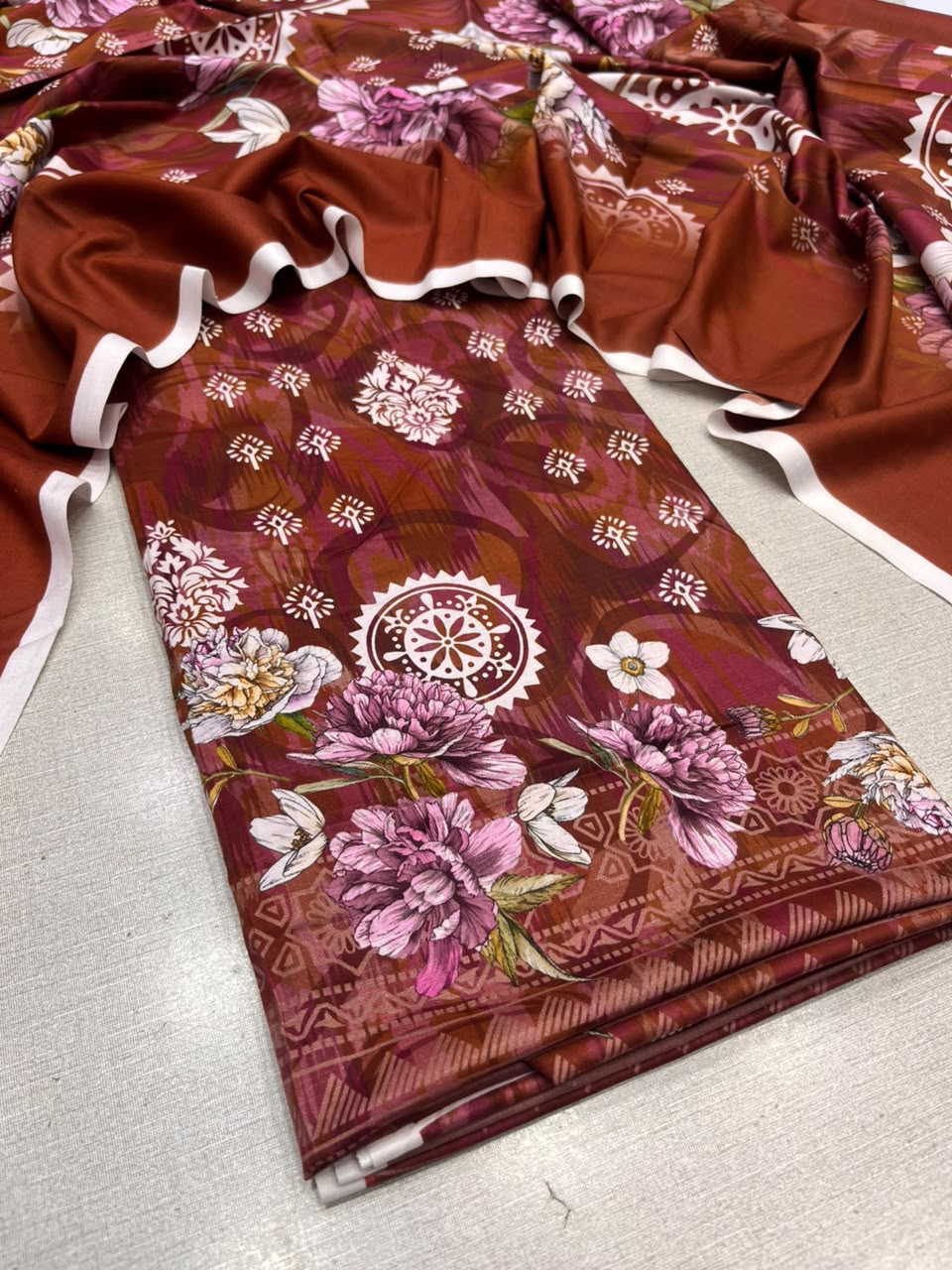 2Pc Staple Kameez & Dupatta Unstitched Suit 04