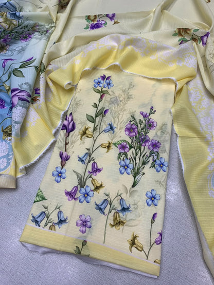 2Pc Pre-Winter Quality Kameez & Dupatta 3204
