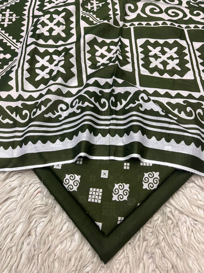 3Pc Lawn Digital Printed Unstitched Suit Vol-0221