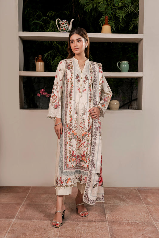 2Pc Firdous Kameez & Dupatta Suit - D741