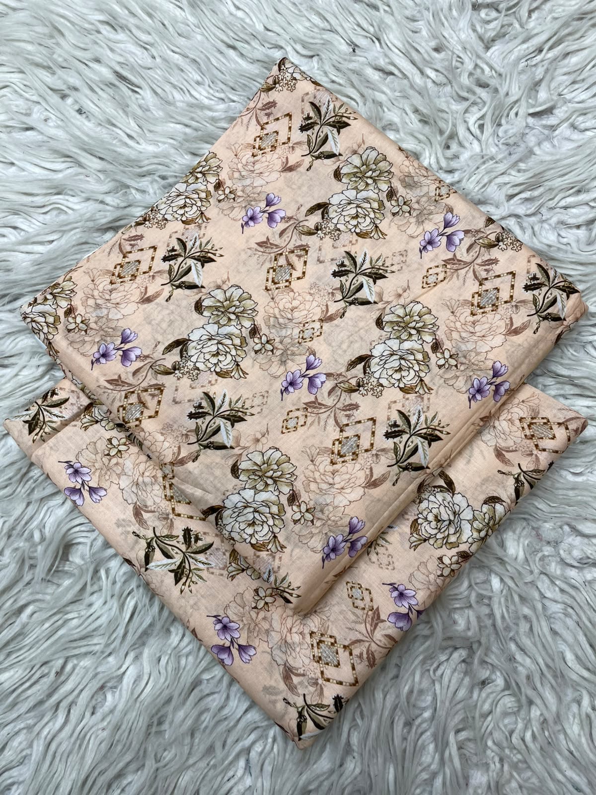2Pc Same Printed Lawn Suit 495
