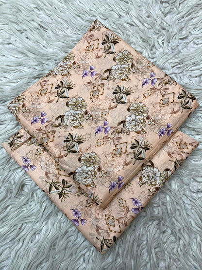 2Pc Same Printed Lawn Suit 495