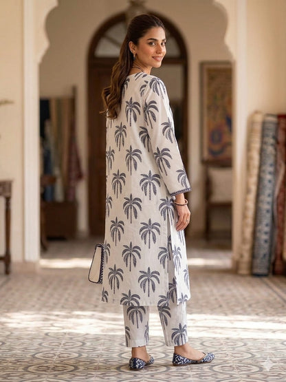 2Pc Stylo Lawn Allover Printed Suit 0011