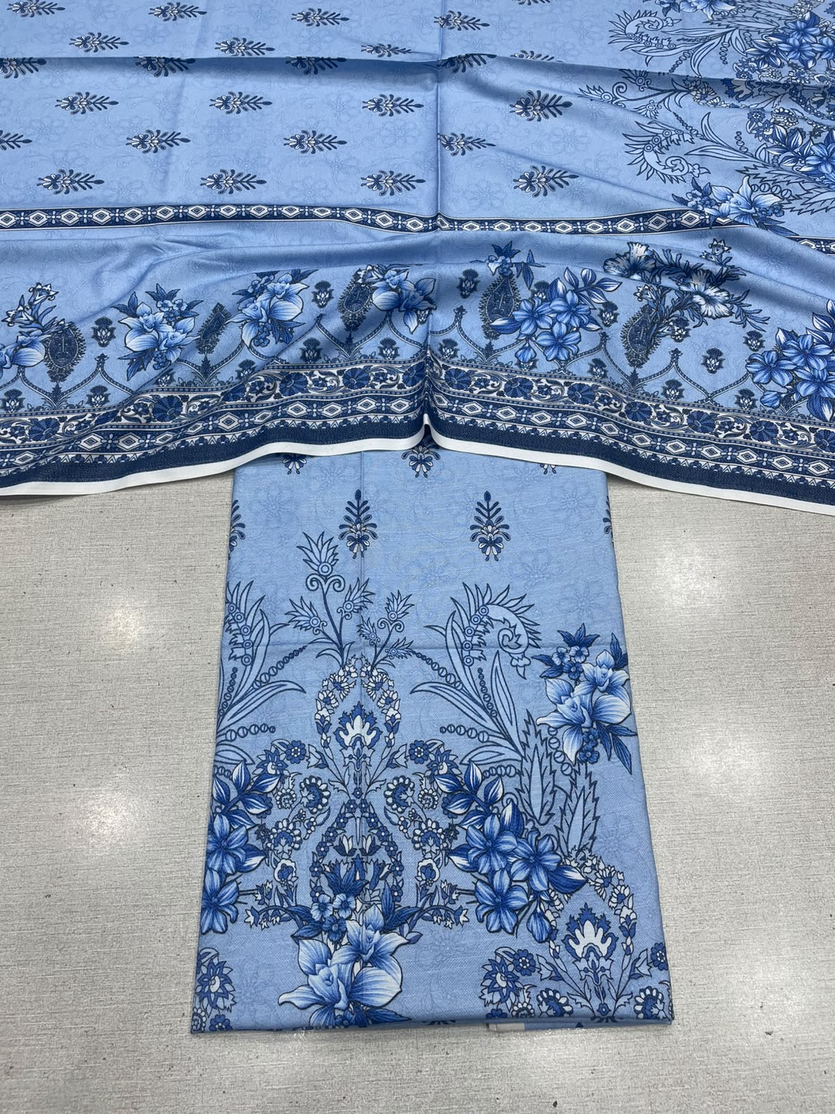 2Pc Dhanak Kameez & Dupatta Unstitched 73