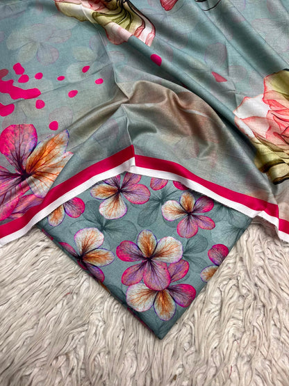 3Pc Same Digital Printed Lawn Suit 15