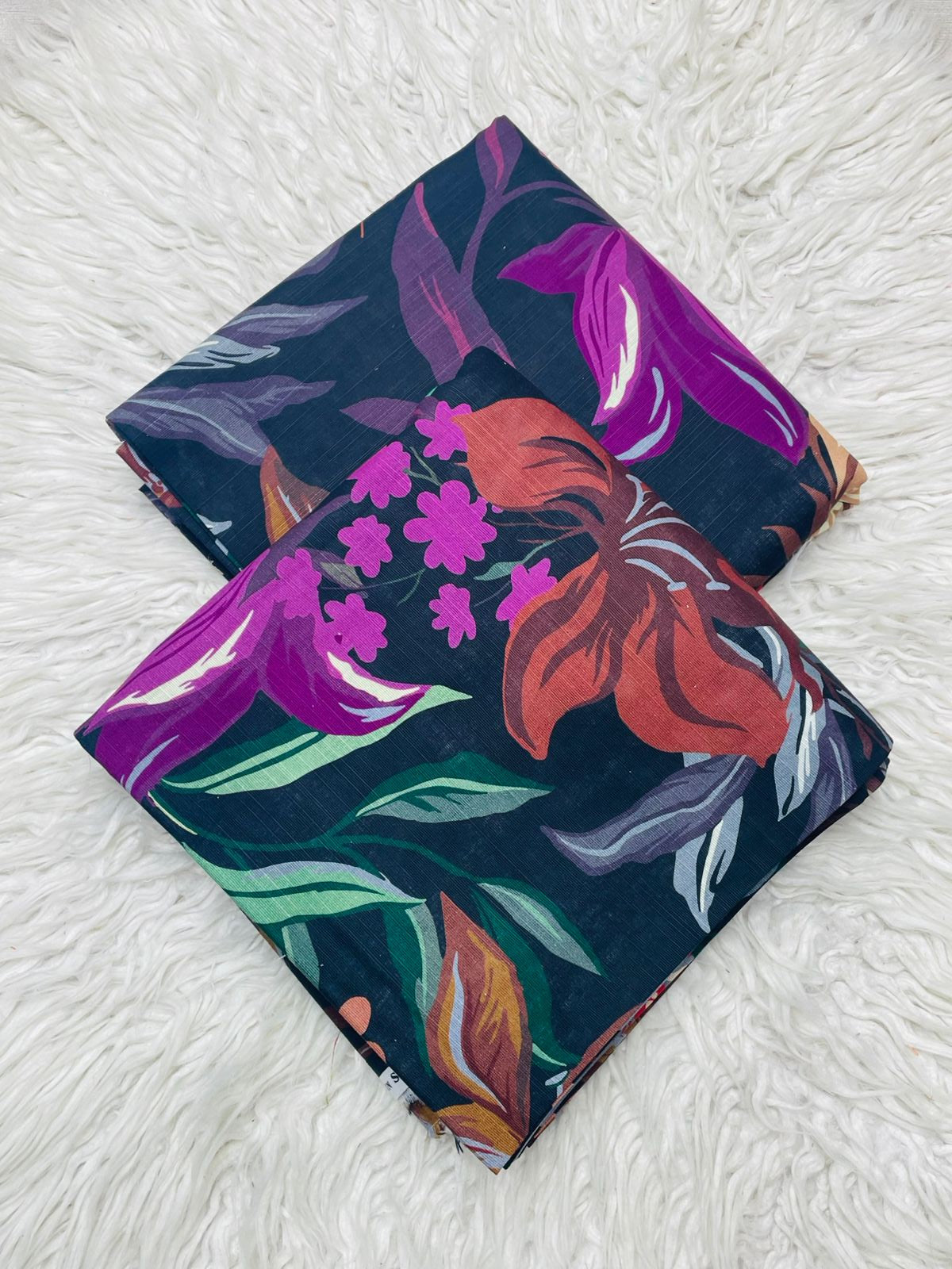 2Pc Khaddar Slub Allover Suit Vol-3182