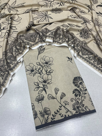 2Pc Karandi Kameez & Dupatta Unstitched Suit 66