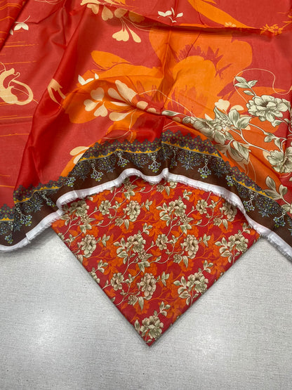 2Pc Gul Ahmad Lawn Kameez & Dupatta Suit 0226