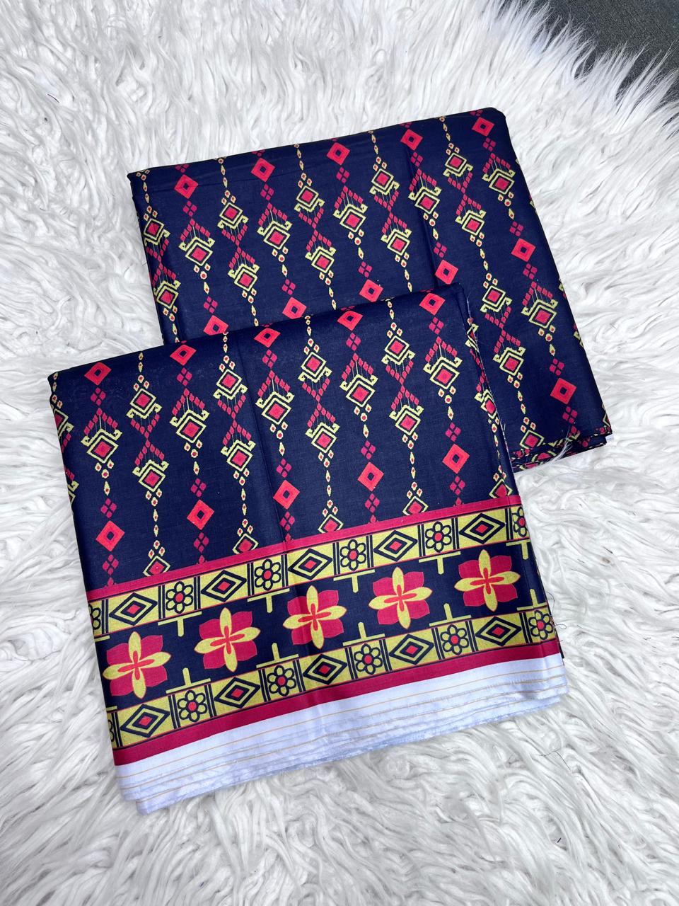 2Pc Cotton Allover Unstitched Suit - 1939