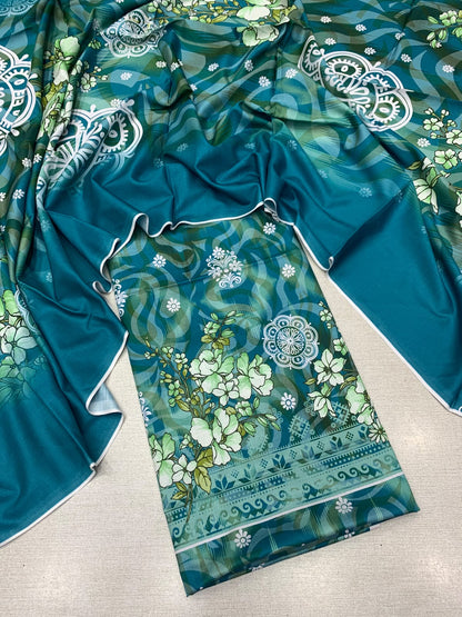 2Pc Staple Kameez & Dupatta Unstitched Suit 04