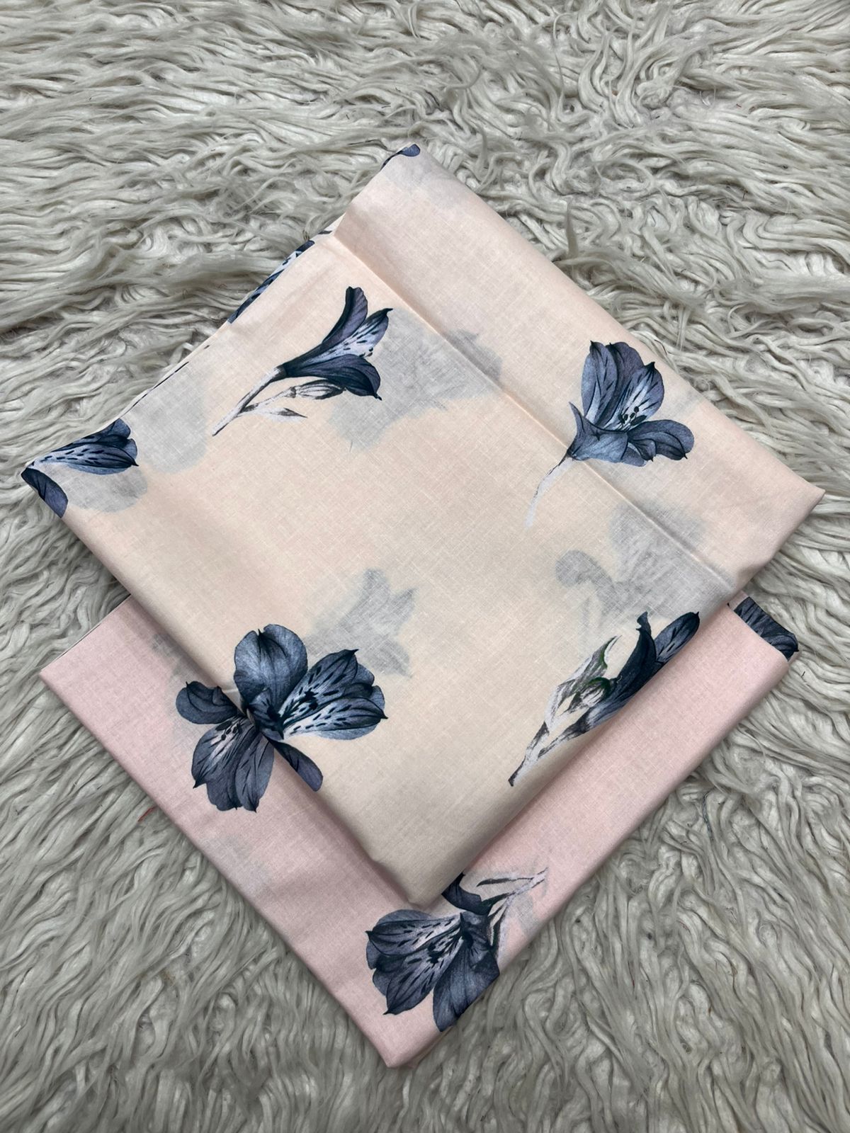 2Pc Supima Lawn Kameez & Trouser Printed Suit  Vol-02