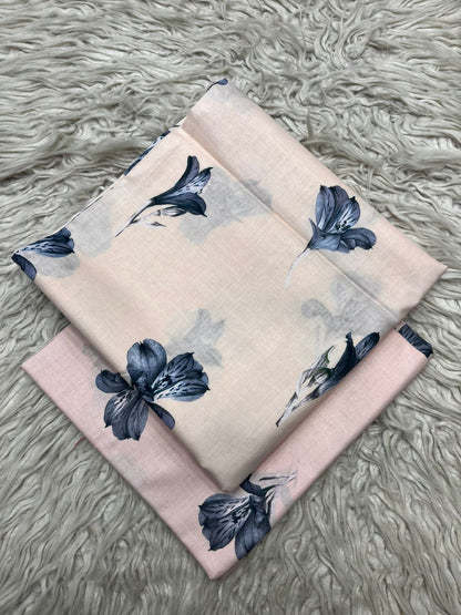 2Pc Supima Lawn Kameez & Trouser Printed Suit  Vol-02