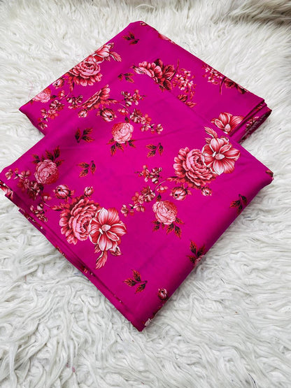 2 PC VISCOSE ALLOVER UNSTITCHED SUIT D-43496