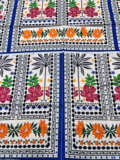 2Pc Kameez & Dupatta Slub Khaddar Suit - 0076