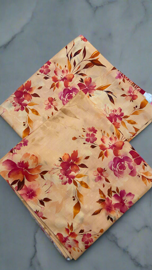 2Pc Lawn Unstitched Suit #1003