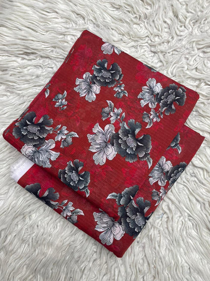 2Pc Lawn Bana Dora Digital Printed Suit Vol-18