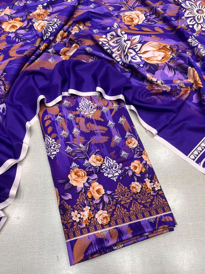 2Pc Staple Kameez & Dupatta Unstitched Suit 04