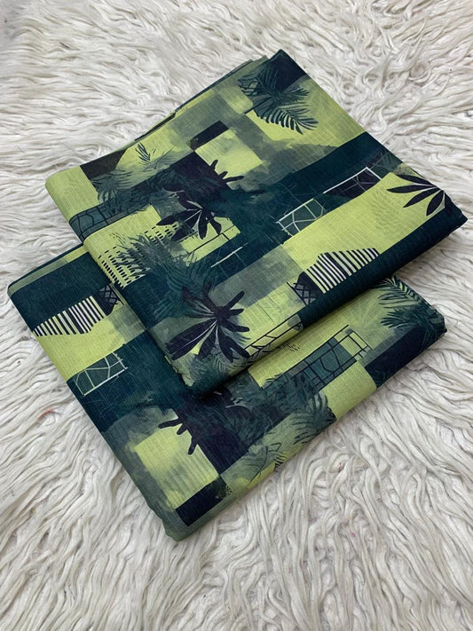 2Pc Lawn Bana Dora Suit Vol-0174