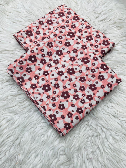 2Pc Slub Khaddar Allover Unstitched Suit Vol-0097