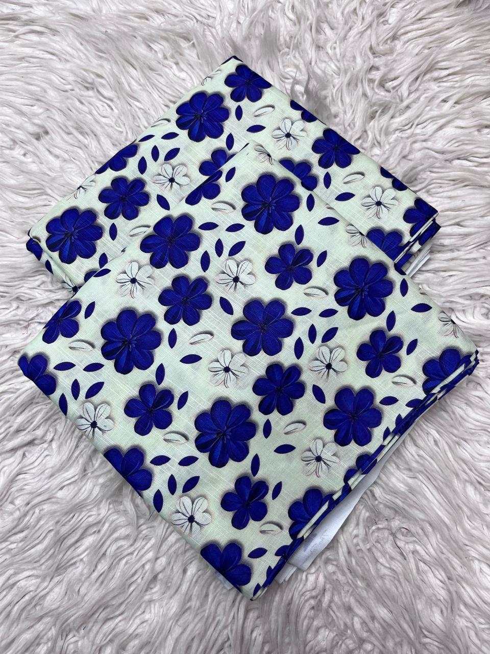 2Pc Slub Khaddar Allover Suit Vol-6173