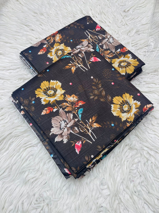 2Pc Khaddar Slub Allover Suit Vol-0093