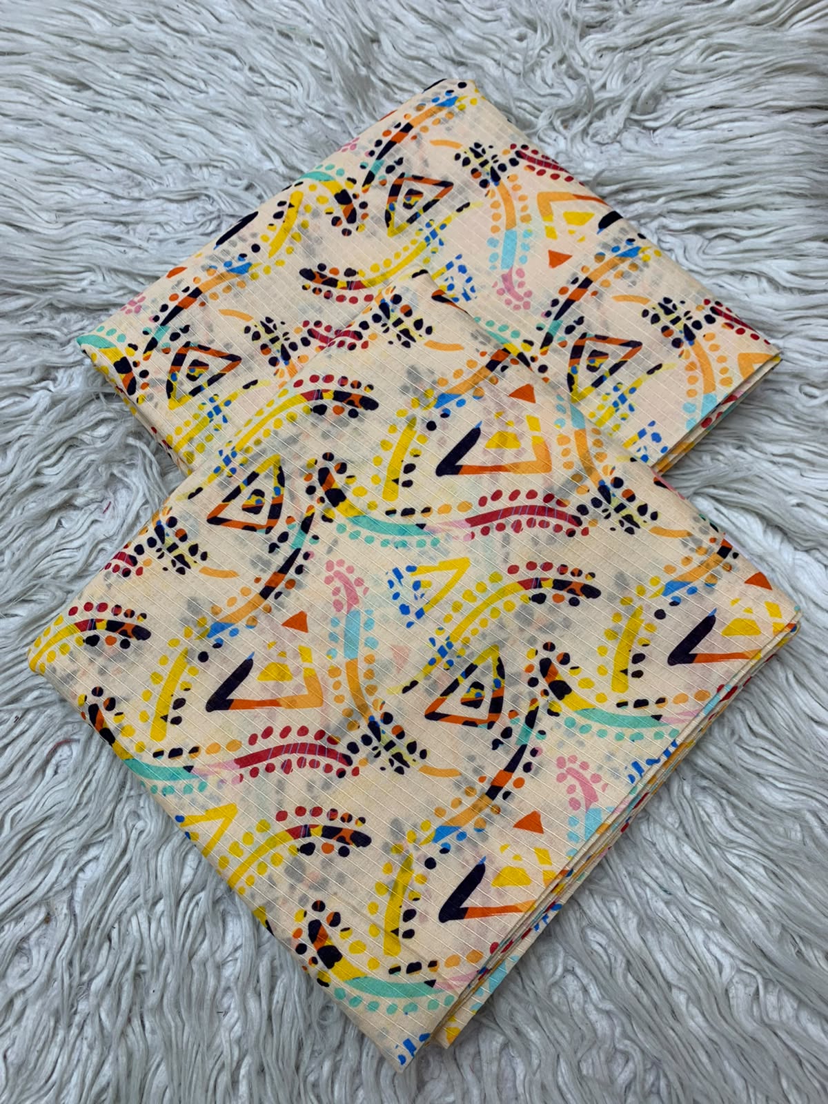 2Pc Bana Dora Print Lawn Suit Vol-535