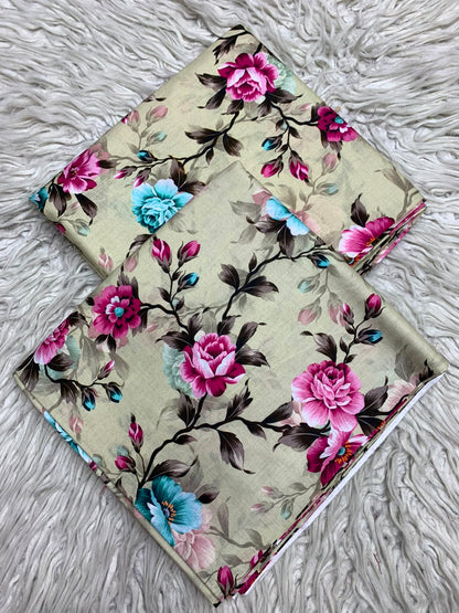 2Pc Same Printed Lawn 572
