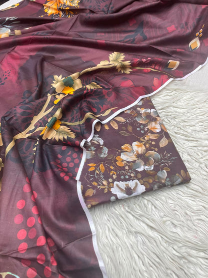 3Pc Same Digital Printed Lawn Suit 491