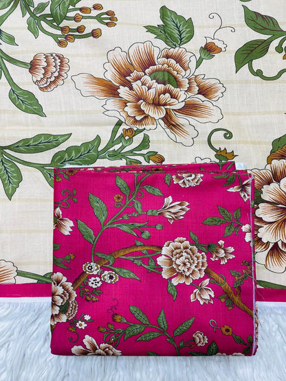 3Pc Slub Khaddar Allover Suit - 0102