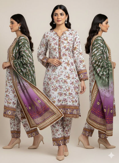 3 PC Viscose Bana Dora - 0011