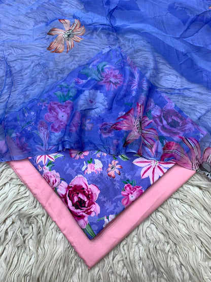 90x88 3Pc Premium Lawn Suit Vol-0020