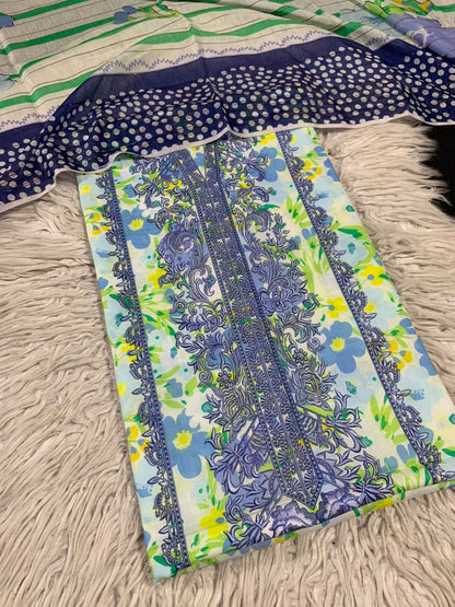 2Pc Lawn Digital Printed Suit 71