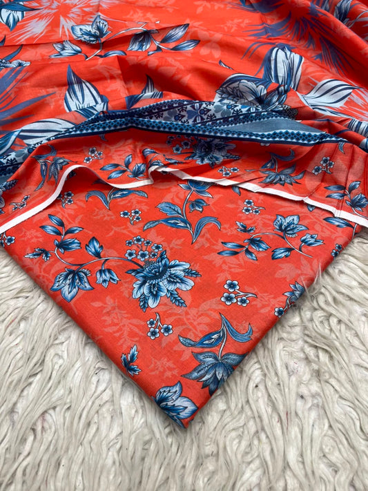 3Pc Same Digital Printed Lawn Suit 15
