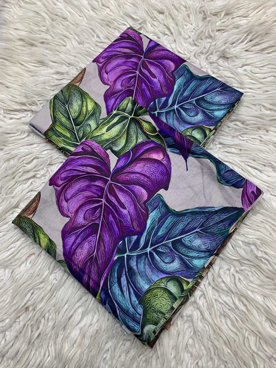 2Pc Famous Lawn Unstitched Suit  Vol-477