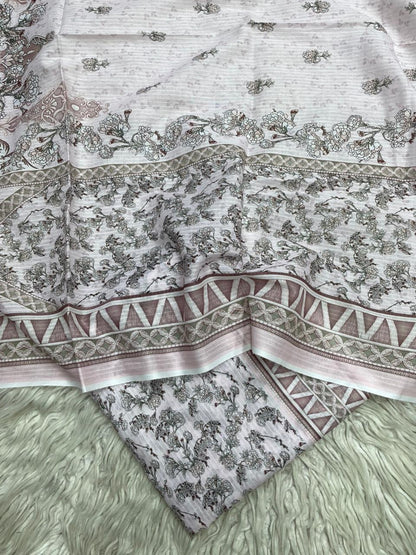 2Pc Lawn Tana  Dora Kameez & Duppata Printed Suit  Vol-3215