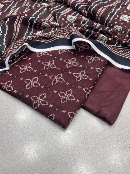 3Pc Zobia Lawn Unstitched Suit 29