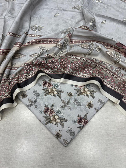 2Pc Kamal Slub Kameez & Dupatta Unstitched 61