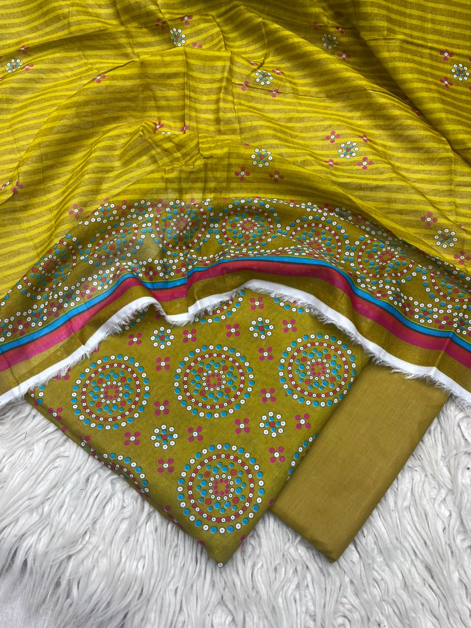 3Pc Lawn Digital Printed Unstitched Suit 15