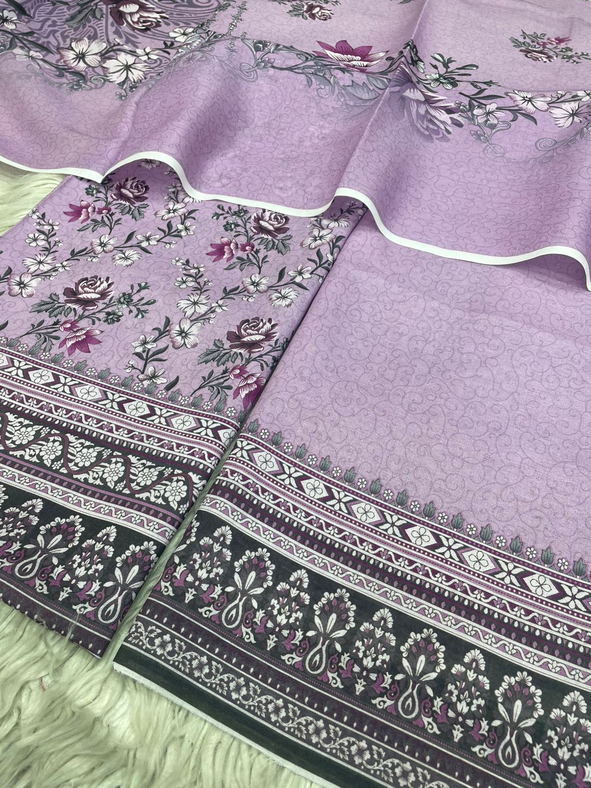2Pc  Civic Lawn Kameez & Dupatta Vol-3126