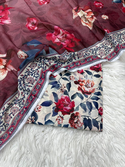 90x88 2Pc Kameez & Dupatta - #810