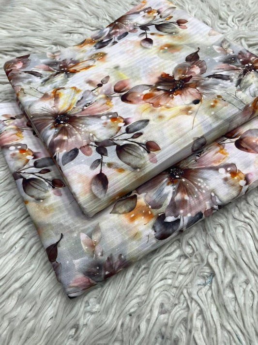 2Pc Lawn Bana Dora Digital Printed Suit Vol-21