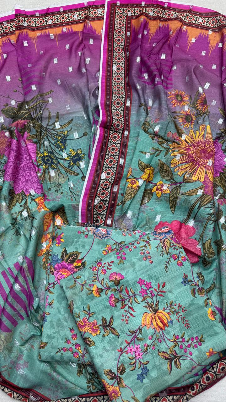3Pc Lawn English Bana Dora #35337