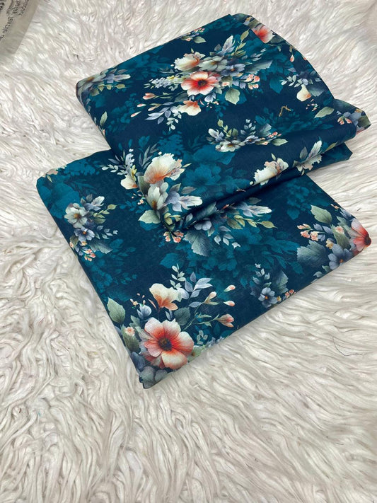 2 PC Luxe Khaddar Allover Suit Vol-435