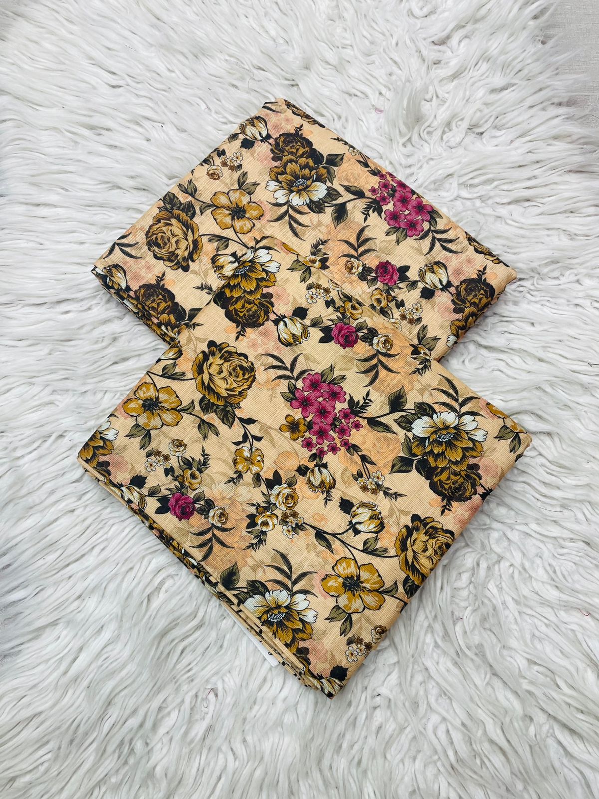 2 PC Khaddar Slub Allover Suit Vol-0093