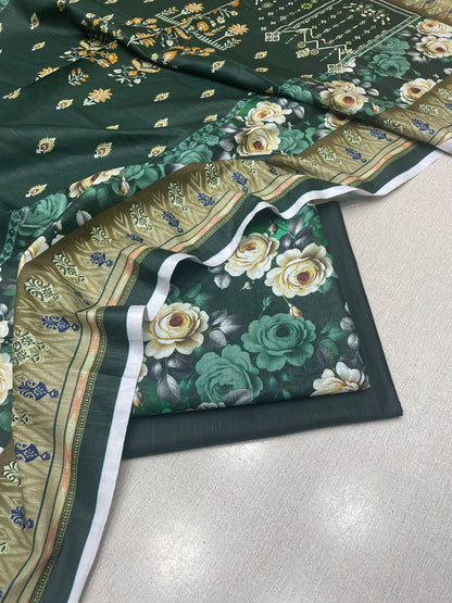 3Pc Slub Khaddar Unstitched Suit 24
