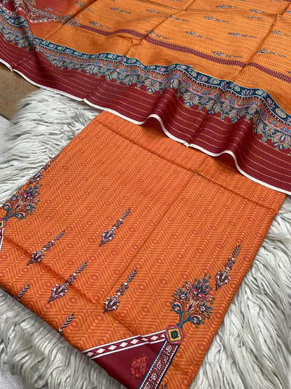 2Pc Lawn Kameez & Dupatta Printed Suit Vol-620