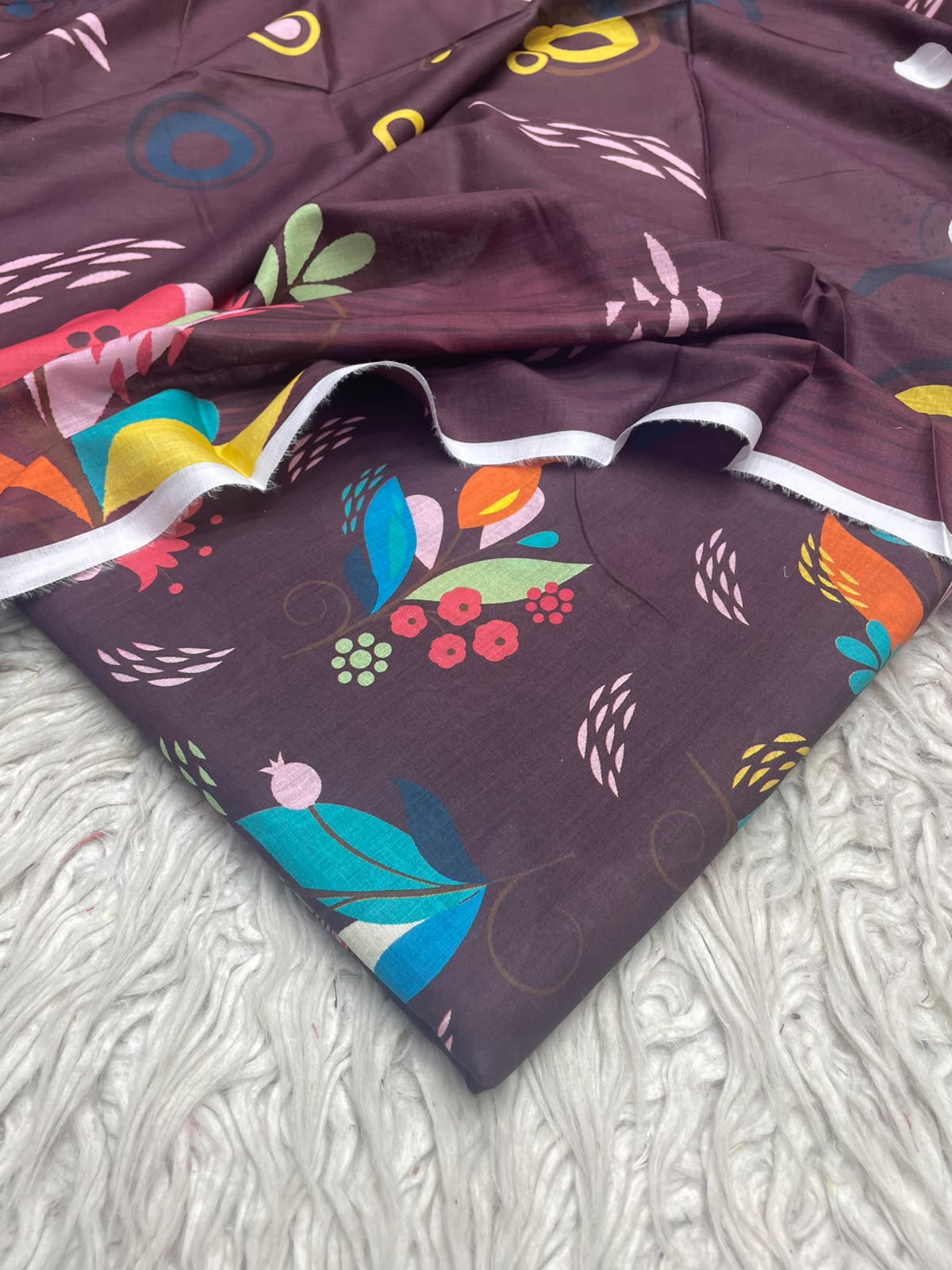 3Pc Same Digital Printed Lawn Suit 15