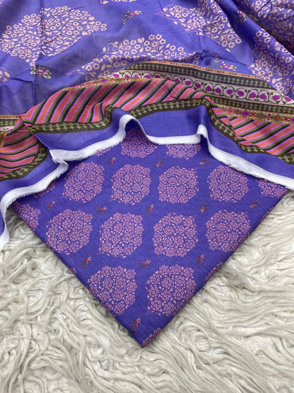 2Pc Stylo Lawn Kameez & Dupatta Printed Suit 02